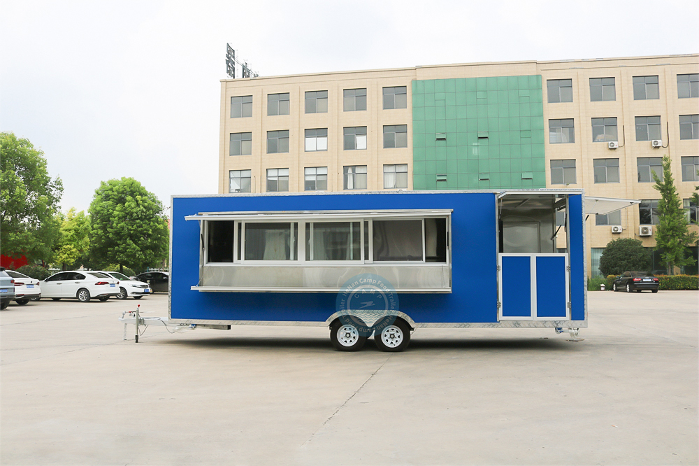 7m Big Food Truck With Bathroom