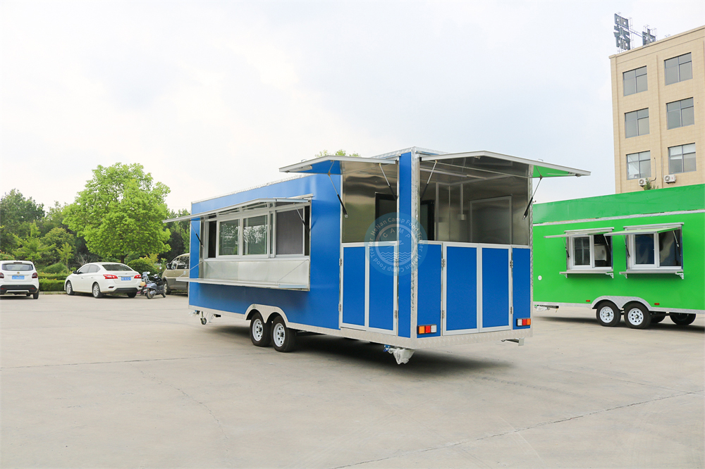 7m Big Food Truck With Bathroom