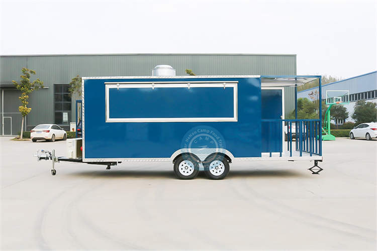 18ft BBQ food truck with porch