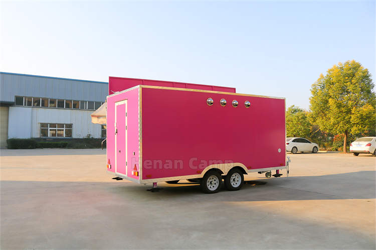 Pink food truck