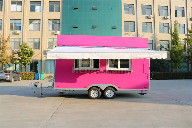 Pink food truck