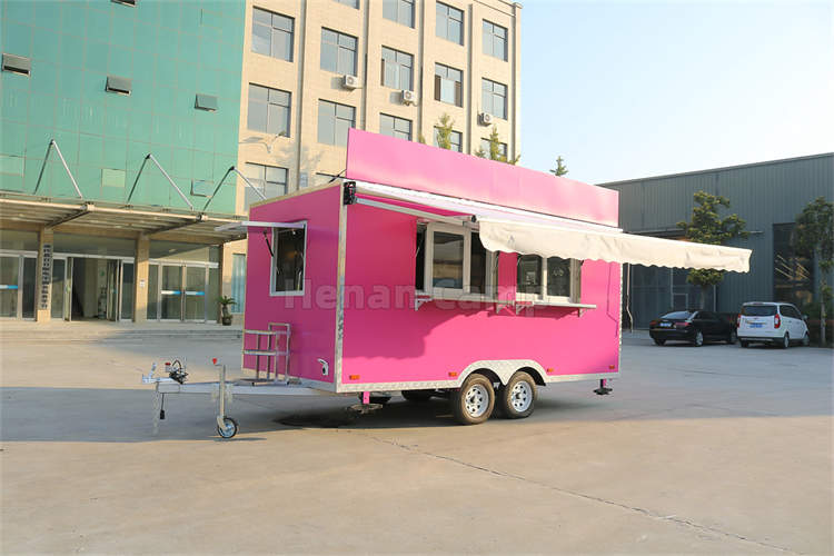 Pink food truck