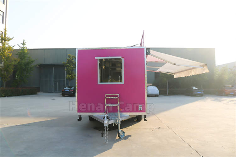 Pink food truck