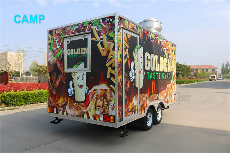 Barbeque Food Cart Trailer