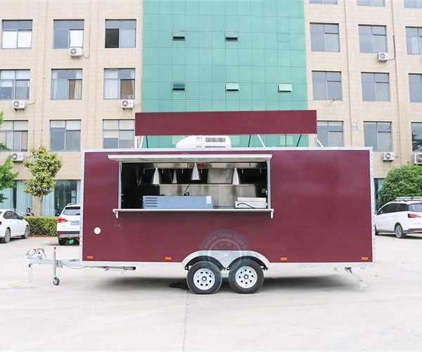 Food truck with toilet