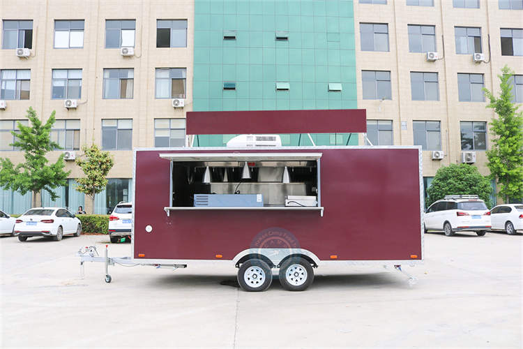 Food truck with toilet