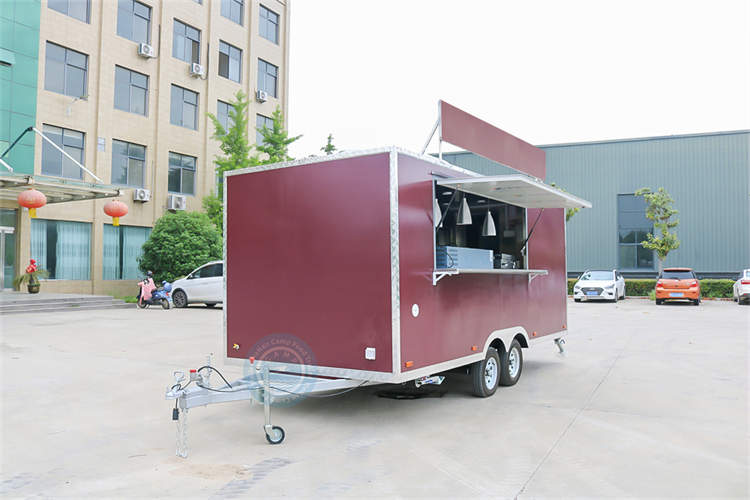 Food truck with toilet